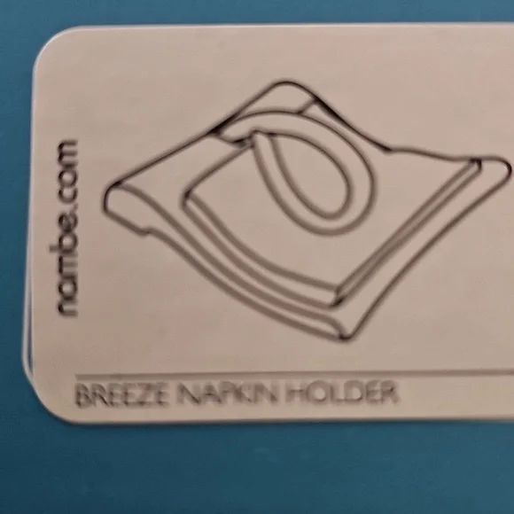Nambe BREEZE NAPKIN HOLDER New, Still In Original Package - Picture 3 of 4